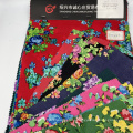 75D Pure Polyester Floral Pattern Wool Peach Textile